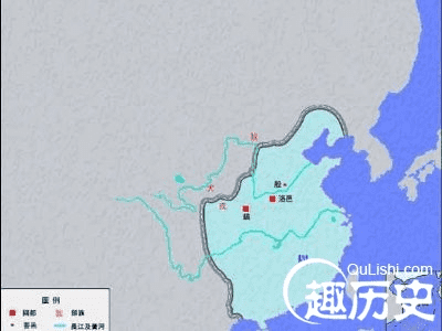 周朝地图——中国古代周朝地图